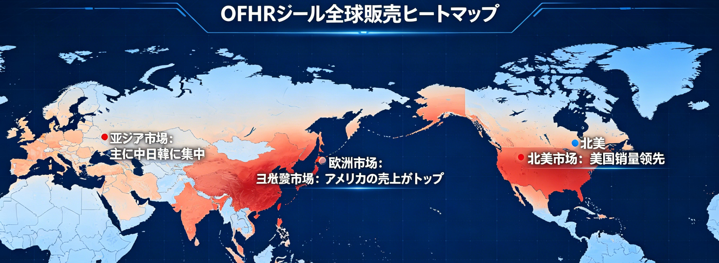 OFHR全球销售热力图